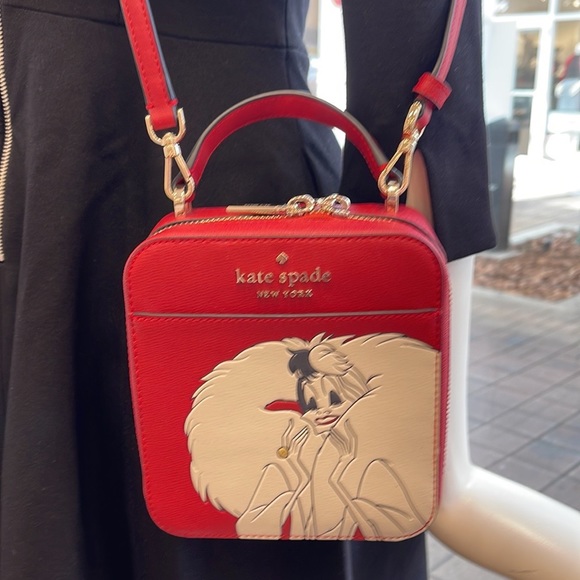 Kate Spade Disney X Kate Spade New York Vanity Cruella Crossbody Bag - Picture 7 of 16